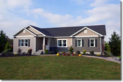 Custom Built Ranch Style Modular Home - Residential Builders